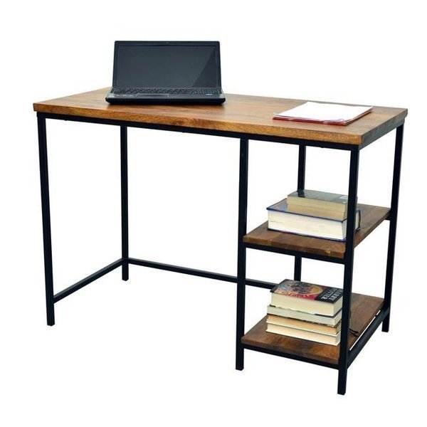 Carolina Cottage CF4220CHETBK Brayden Chestnut Desk with Shelves - 20 x 30 x 42 in., Carolina Cottage, Mfr#: CF4220CHETBK