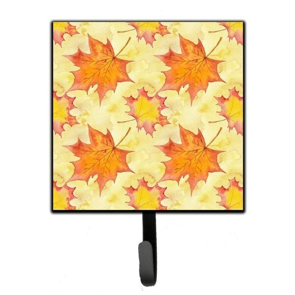 Fall Leaves Scattered Leash or Key Holder, 4.25 x 1 x 7 in., Carolines Treasures, Mfr#: BB7496SH4