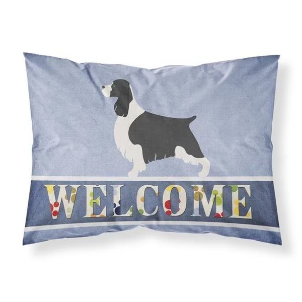 Carolines Treasures BB8273PILLOWCASE English Springer Spaniel Welcome Fabric Standard Pillowcase, Carolines Treasures, Mfr#: BB8273PILLOWCASE