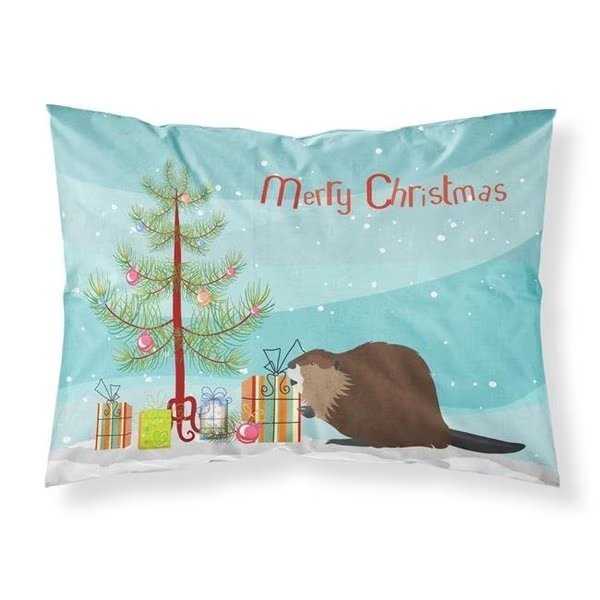 Carolines Treasures BB9240PILLOWCASE Eurasian Beaver Christmas Fabric Standard Pillowcase, Carolines Treasures, Mfr#: BB9240PILLOWCASE