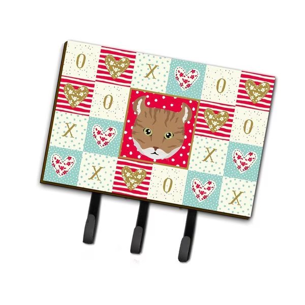 6 x 2 x 9 in. Highlander Lynx Cat Love Leash or Key Holder, Carolines Treasures, Mfr#: CK5121TH68