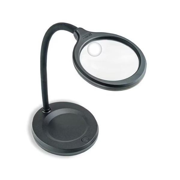 Carson LM-30 DeskBrite300 COB LED Lighted 2X Aspheric Magnifier & Desk Lamp with 5X Spot Lens, Marson, Mfr#: LM-30