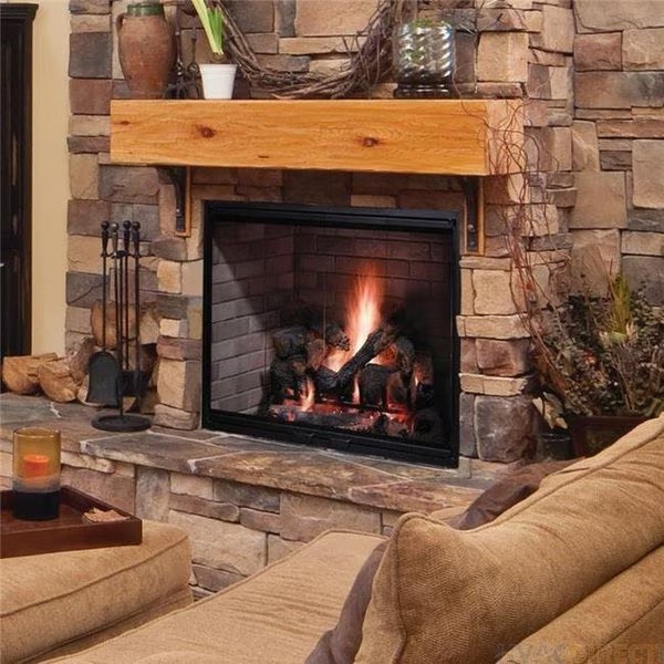 Majestic SB60 36 in. Radiant Wood Burning Fireplace, Majestic Pet, Mfr#: SB60