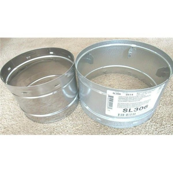 Majestic SL306 6 in. Vent Chimney Pipe Section, Majestic Pet, Mfr#: SL306