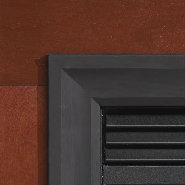 Standard Fireplace Frame Media Kit, Black, Mobiliario, Mfr#: MO2559859