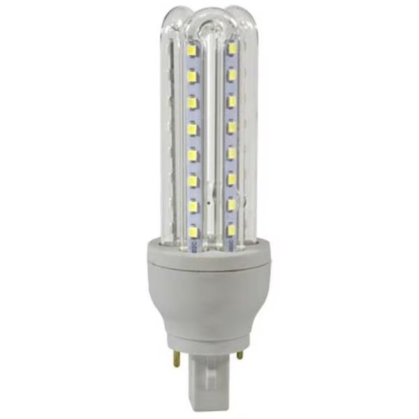 Dabmar Lighting DL-T-LED-48-65K G24-2-Pin Base Tubular Light Blub - 9W 85-265V 65K; White - 5.43 x 1.68 x 1.68 in., Dabmar Lighting, Mfr#: DL-T-LED/48/65K