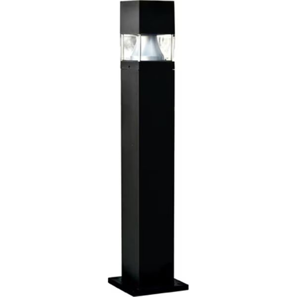 60W 120V Fiberglass Bollard, Black - 42.44 x 9 x 9 in., Feeltheglow, Mfr#: FE2563099