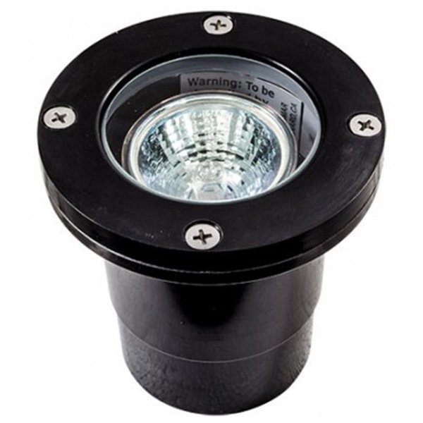 20 watt Fiberglass Well Light without Grill - MR16; Black - 12V, Dabmar Lighting, Mfr#: FG318-B