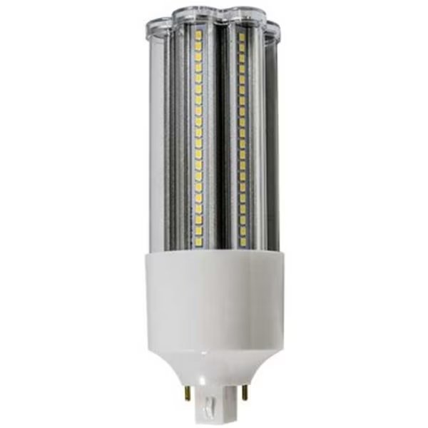 20W & 100-277V G24 2-Pin Base 50K LED Corn Light Lamp, Feeltheglow, Mfr#: FE2563272