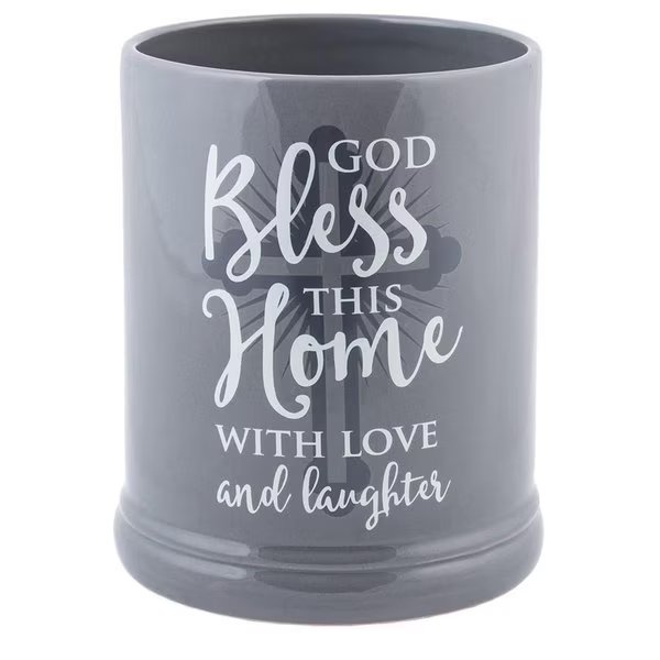 God Bless this Home Candle Jar Warmer, Dicksons, Mfr#: JW27GB