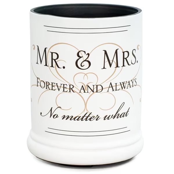 Mr  Mrs Forever Candle Jar Warmer, Dicksons, Mfr#: JW14MR