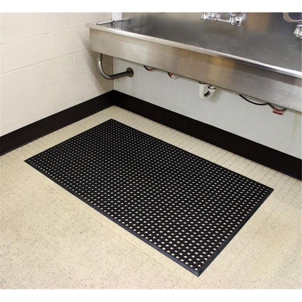 36 x 60 in. Workstation Light Anti-Fatigue Drainage Mat, Black, Esteras Tikar, Mfr#: ES2566429