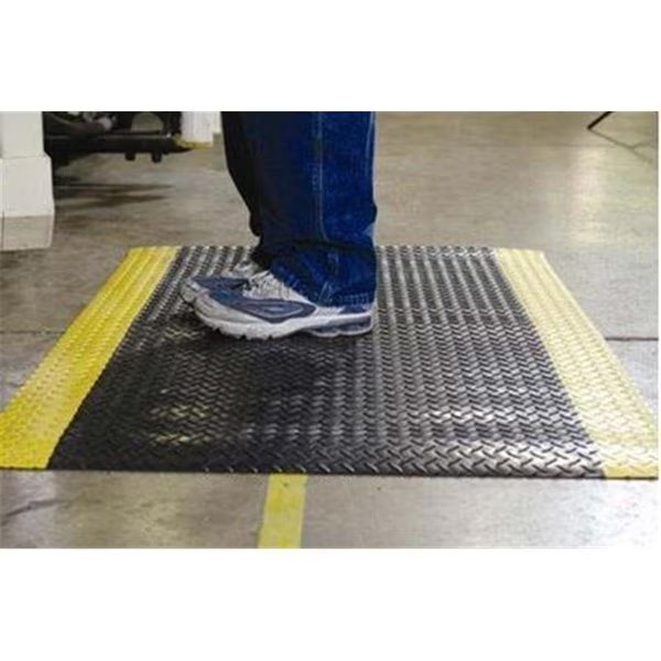 36 x 60 in. Vinyl Sponge-Textured Anti-Fatigue Mat, Black, Esteras Tikar, Mfr#: ES2566435