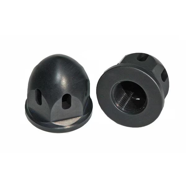 2 Piece Axle End Nut Alum Bullet20 x 15 mm Black Anodize, Durablue, Mfr#: 201820bl