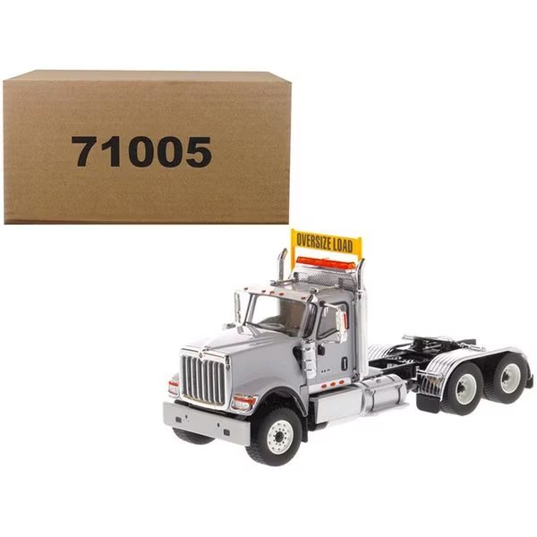 International HX520 Day Cab Tandem Tractor 1-50 Diecast Model; Light Grey, Thinkandplay, Mfr#: TH1340256