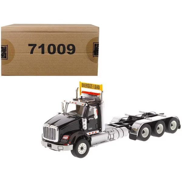 International HX620 Day Cab Tridem Tractor 1-50 Diecast Model; Black, Thinkandplay, Mfr#: TH1340259