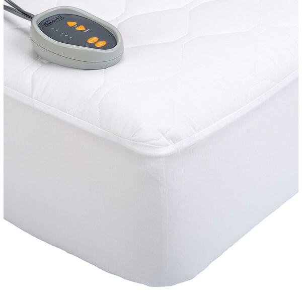 Blend Heated Mattress Pad - Queen, White, Beautyrest, Mfr#: BR55-0200