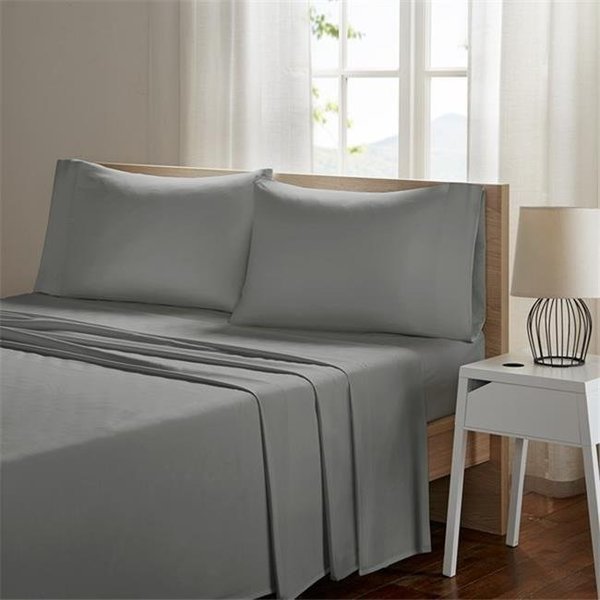 Sleep Philosophy SHET20-962 Smart Cool Grey Microfiber Sheet Set - Queen, Sleep Philosophy, Mfr#: SHET20-962
