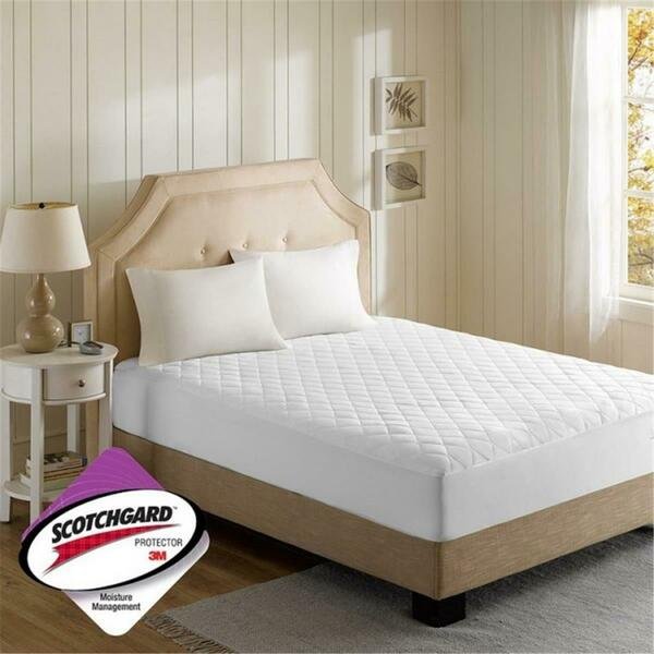 Heated Microfiber Mattress Pad, White - Twin, Beautyrest, Mfr#: BR55-0533