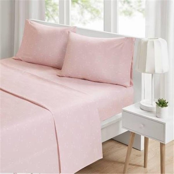 Intelligent Design ID20-1433 Printed Sheet Set - Pink; Queen Size, Intelligent Design, Mfr#: ID20-1433