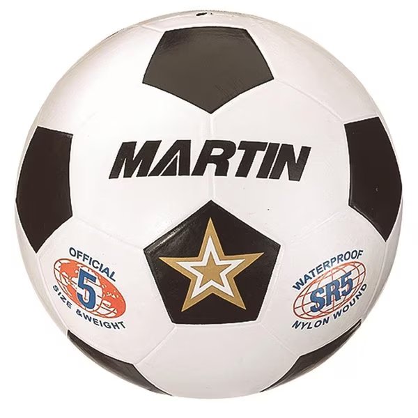 Dick Martin Sports MASSR5W-3 White Soccer Ball Rubber Nylon Wound; Size 5 - 3 Each, Dick Martin Sports, Mfr#: MASSR5W-3