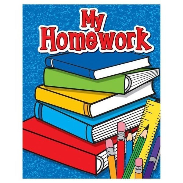 Teacher Created Resources TCR4941-6 My Homework Pocket Folder - 6 Each, Teacher Created Resources, Mfr#: TCR4941-6