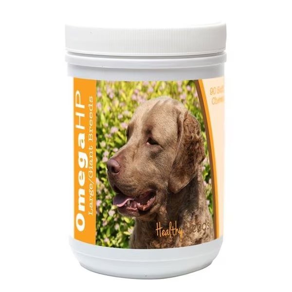 Chesapeake Bay Retriever Omega HP Fatty Acid Skin & Coat Support Soft Chews; 90 Count, Pamperedpets, Mfr#: PA743864