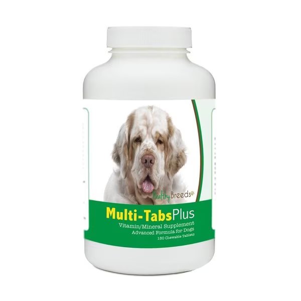 Clumber Spaniel Multi-Tabs Plus Chewable Tablets - 180 Count, 180PK, Pamperedpets, Mfr#: PA743925
