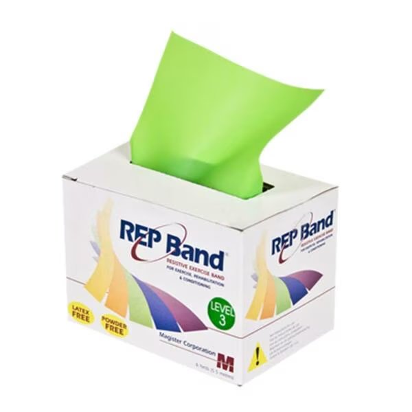 100 Yard Latex Free Twin-Pak, Lime - Level 3, Rep Band, Mfr#: 4658