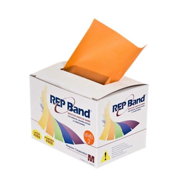 100 Yard Latex Free Twin-Pak, Orange - Level 2, Rep Band, Mfr#: 4292
