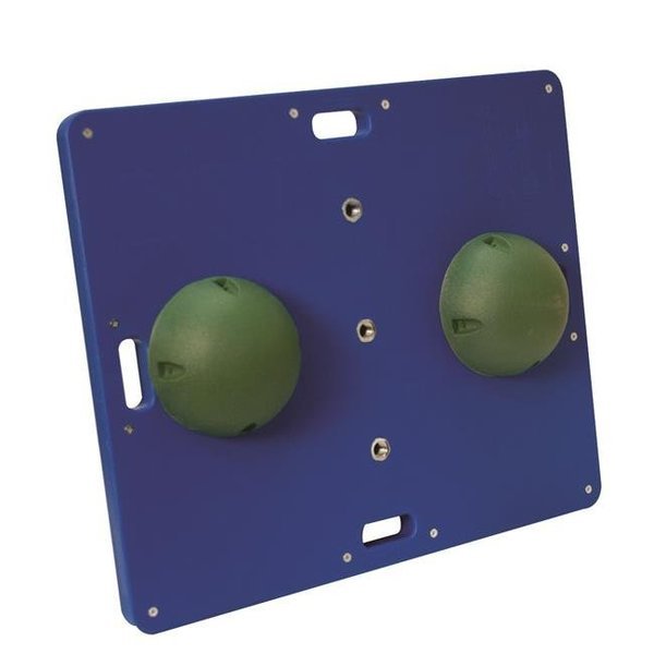 15 x 18 in. Balance Combo Wobble & Rocker Board; Green, Step-Up Relief, Mfr#: ST299731