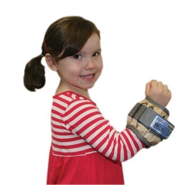 Fabrication Enterprises 10-3345-1 2 lbs Cando Adjustable Pediatric Wrist Weight; Tan - Each, Fabrication Enterprises, Mfr#: 10-3345-1