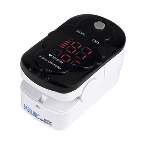 Baseline 12-1936 Fingertip Pulse Oximeter with 2 AAA Batteries TAA Compliant, Baseline, Mfr#: 13485