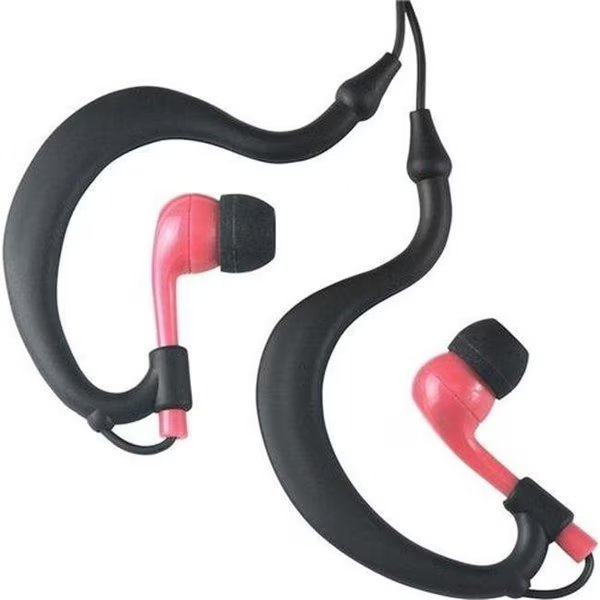 Fitness Technologies 90522 UWater Triple Axis Action Stereo Earphones; 100 Percentage  Waterproof; Black & Pink, Fitness Technologies, Mfr#: 90522