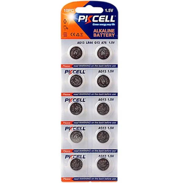 15V 1 lbs Alkaline Cell Battery 10PK, Pkcell, Mfr#: AG1310B