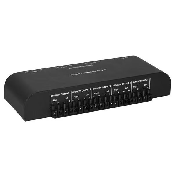 Xtrempro 61051 1 x 4 Way Speaker Audio Control Cinch, Xtrempro, Mfr#: 61051