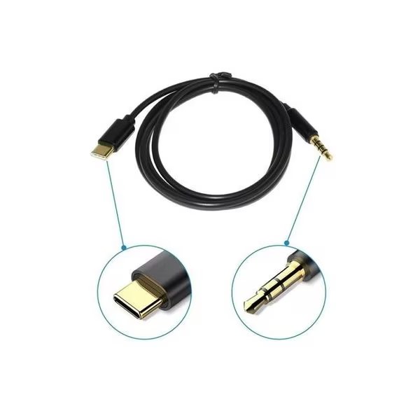 Xtrempro 11168 3.9 ft. Type-C to 3.5 mm Audio Aux Jack Headphone Adapter USB C Male Extension Cord, Xtrempro, Mfr#: 11168
