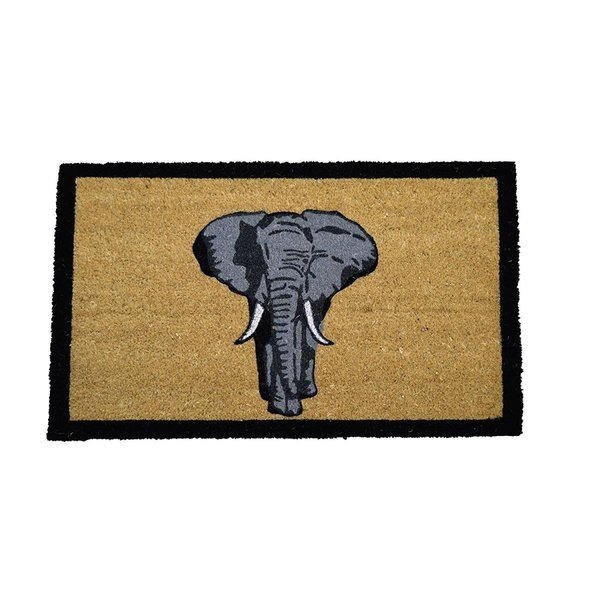 18 x 30 in. PVC Bleach Elephant Entry Way Doormat, Dare2Decor, Mfr#: DA1776055