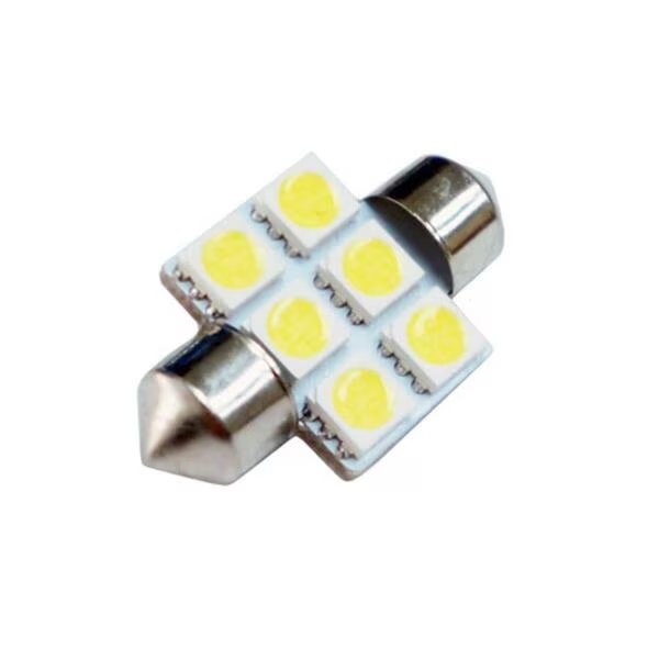 31 mm DE3175 Festoon Map Dome Light Bulbs - White, Dynamicfunction, Mfr#: DY642713