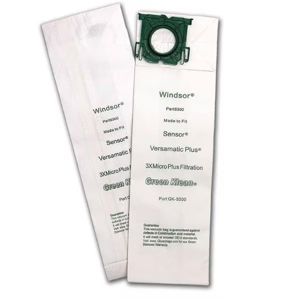 Green Klean GK-5300 Triple Layer Replacement Vacuum Bags - 10 per Case - Case of 10, Green Klean, Mfr#: GK-5300