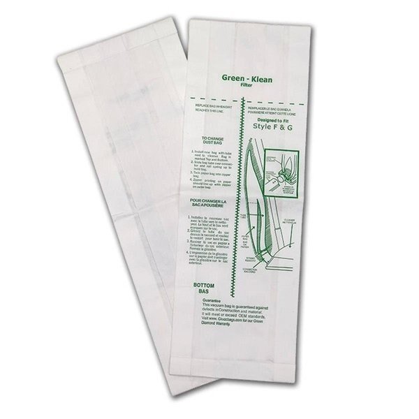 Green Klean GK-F&G Nilfisk Advance Reliavac 12HP & 16HP Replacement Vacuum Bags - Case of 36, Green Klean, Mfr#: GK-F&G