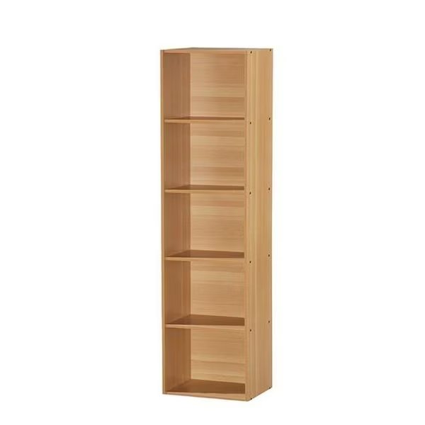 Five Shelf Bookcase - Beech, Made-To-Order, Mfr#: MA952658