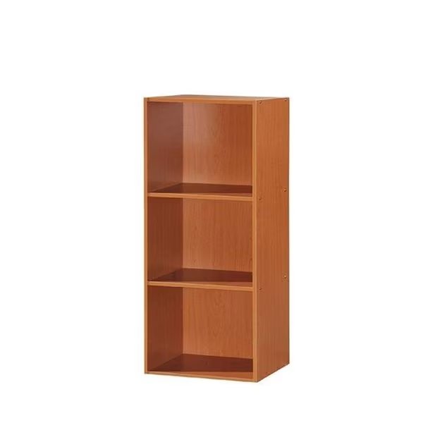 Hodedah HID23 CHERRY 3 Shelf Bookcase - Cherry, Hodedah, Mfr#: HID23 CHERRY