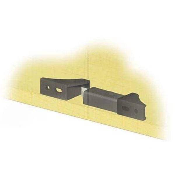 Timberline Locks TLDL300B Timberline Double Door Latch with Slam Action - Black, Timberline Locks, Mfr#: TLDL300B