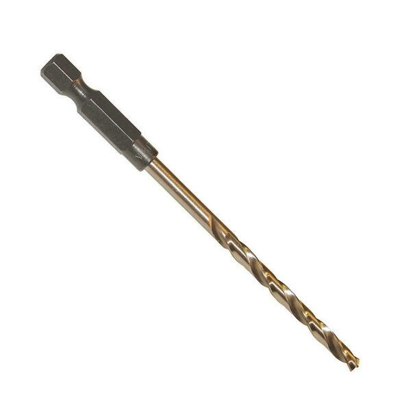 0.109 in. High Speed Steel Hex Shank Drill, Insty-Bit, Mfr#: IB81107