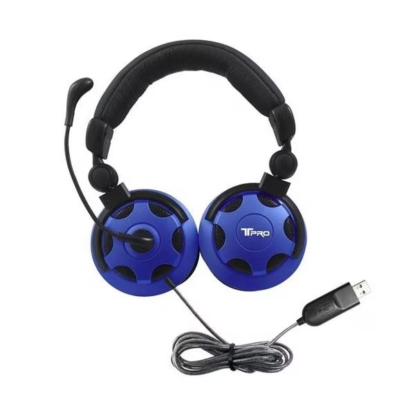 T-PRO USB Headset with Noise-Cancelling Microphone Custom-Made for School Testing, Sonic Boom, Mfr#: SO896872