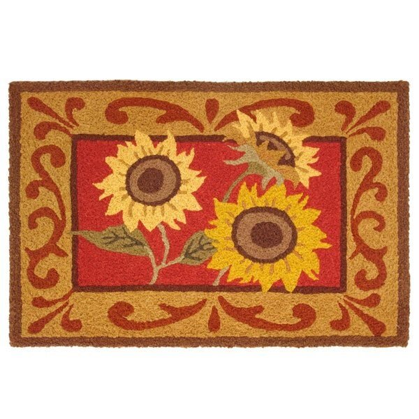 20 x 30 in. Provence Sunflowers Rug, Perspectiva, Mfr#: PE2586428