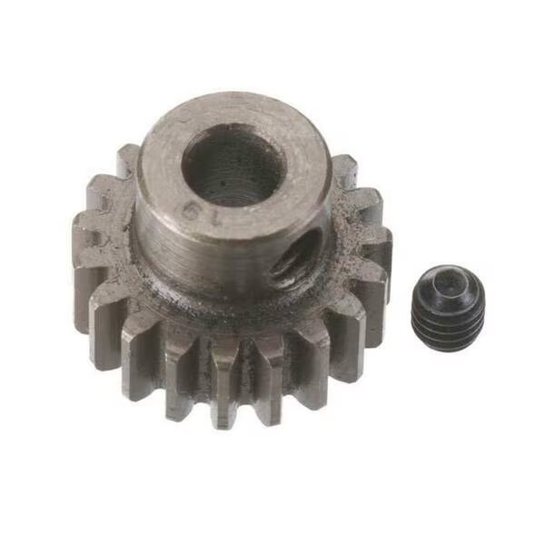 19 Tooth 0.8 Hard Bore Pinion - 5 mm, Robinson Racing, Mfr#: RRP8719