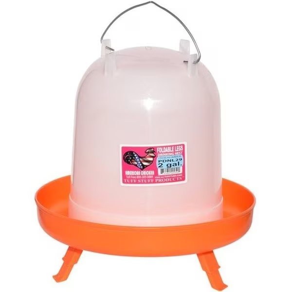 Tuff Stuff Products 458105046 2.1 gal PDNL29 Poultry Drinker Nest with Foldable Legs, Tuff Stuff Products, Mfr#: 458105046