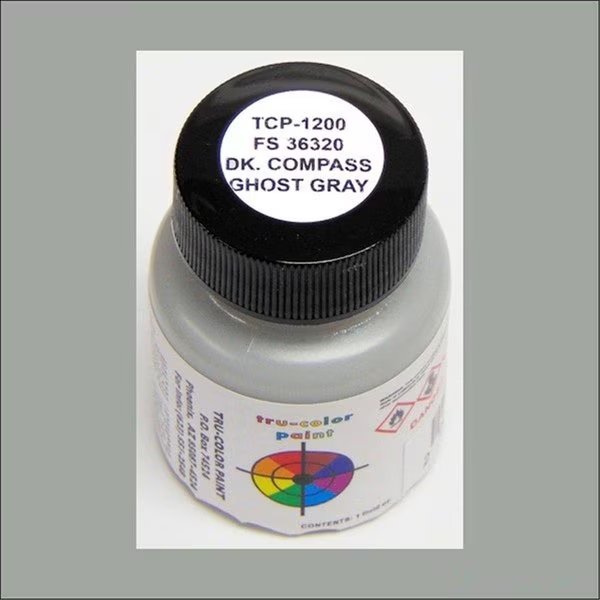 Dark Compass Ghost Gray Paint - 1 oz, Tru-Color Paint, Mfr#: TCP1200